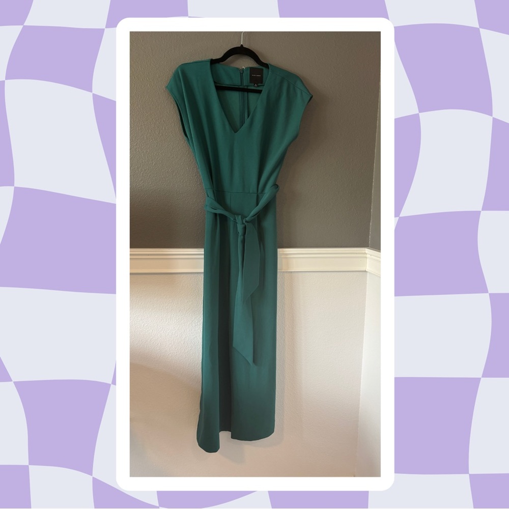 Elegant Dark Green Jumpsuit - Alex Marie